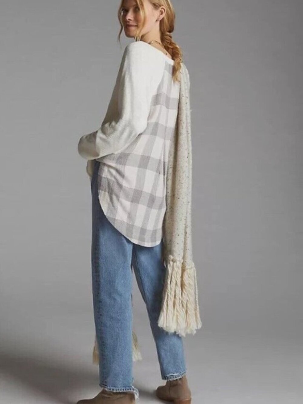 Anthropologie Pilcro V-Neck Top Neutral size xxs